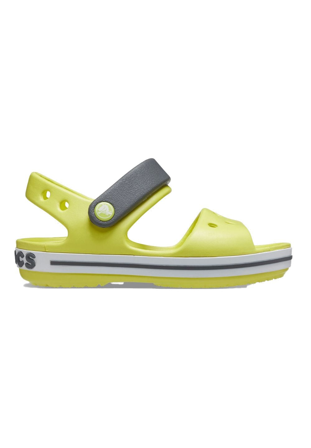 Sandalo giallo-grigio per neonato