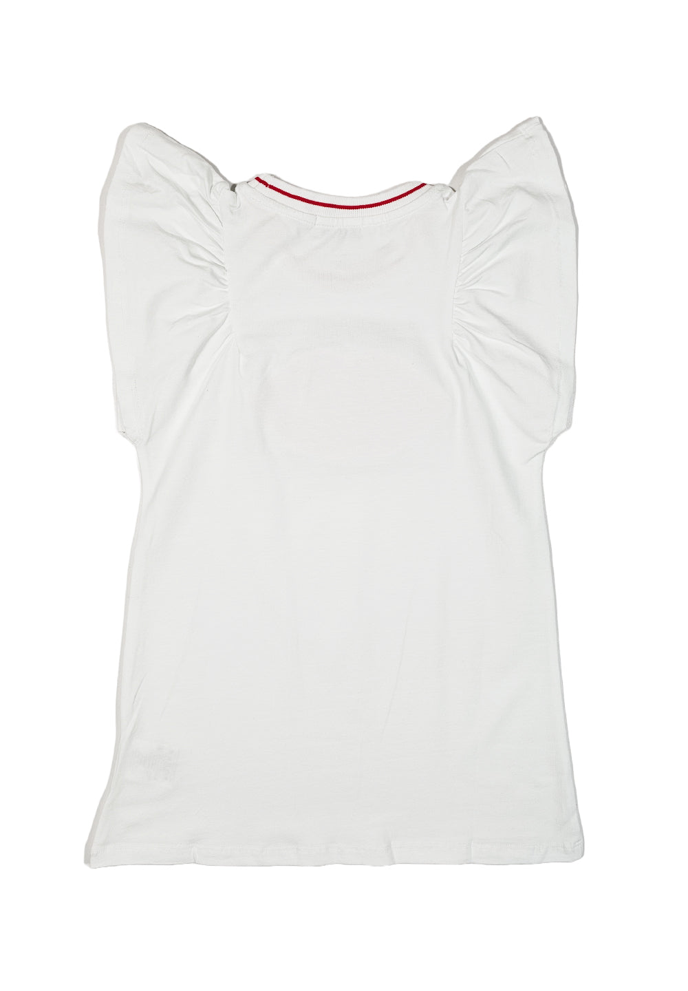 Vestito bianco-rosso per neonata - Primamoda kids