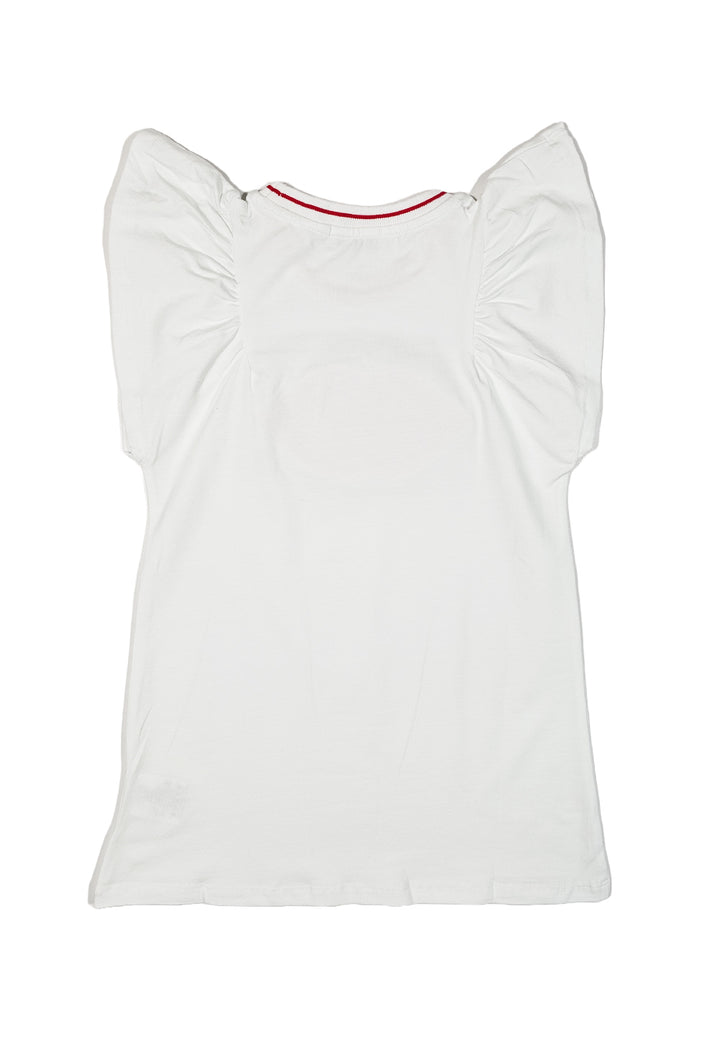 Vestito bianco-rosso per neonata - Primamoda kids