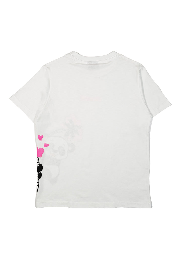 T-shirt bianca per bambina - Primamoda kids