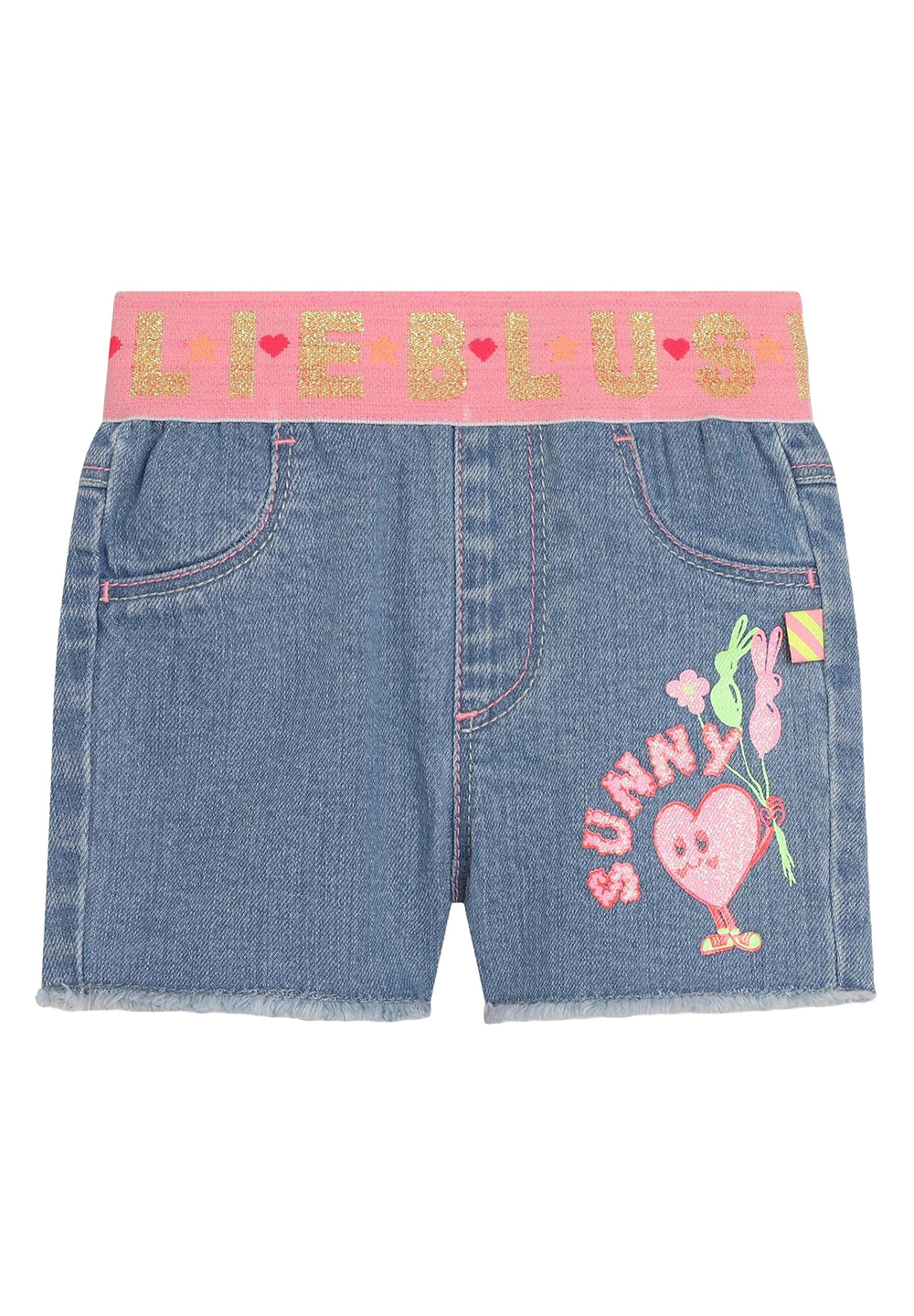 Short denim blu per bambina - Primamoda kids