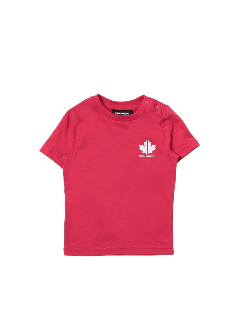 T-shirt fuxia per neoanta - Primamoda kids