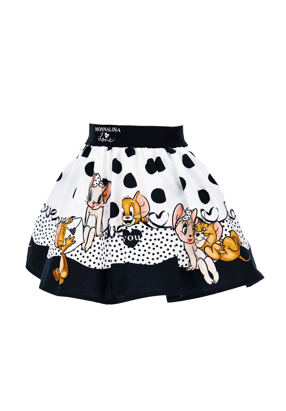 Gonna bianco-nera per bambina - Primamoda kids