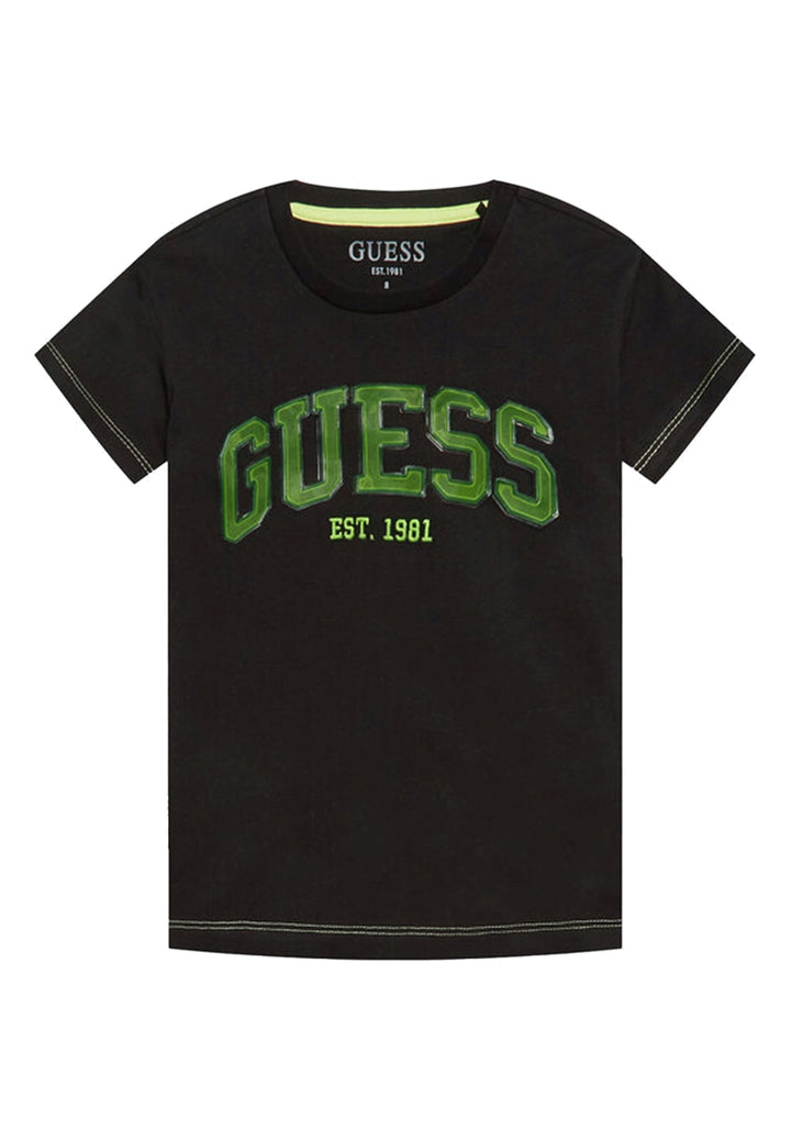 T-shirt nera per bambino - Primamoda kids