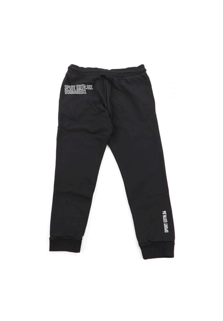 Pantalone felpa nero per bambino - Primamoda kids