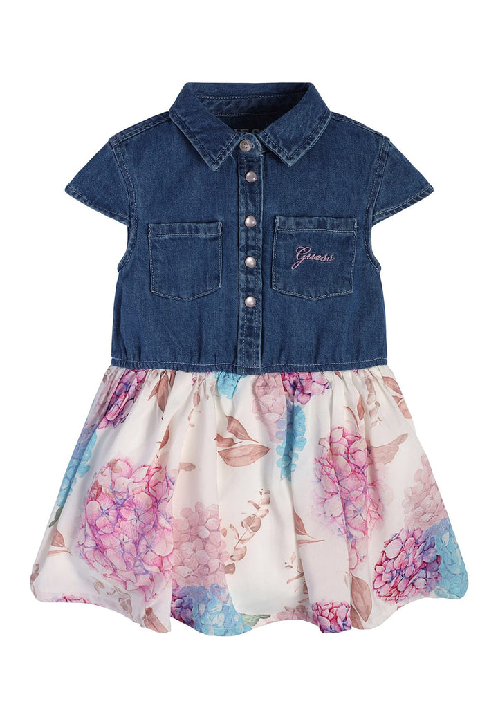 Vestito denim blu per bambina - Primamoda kids