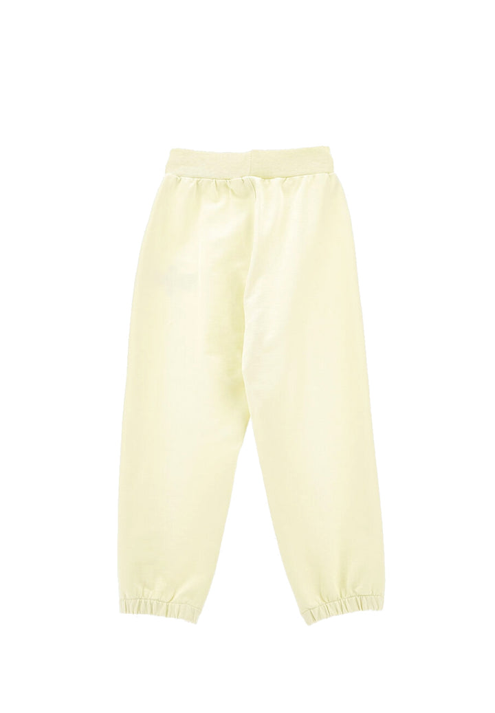 Pantalone felpa giallo per bambina - Primamoda kids