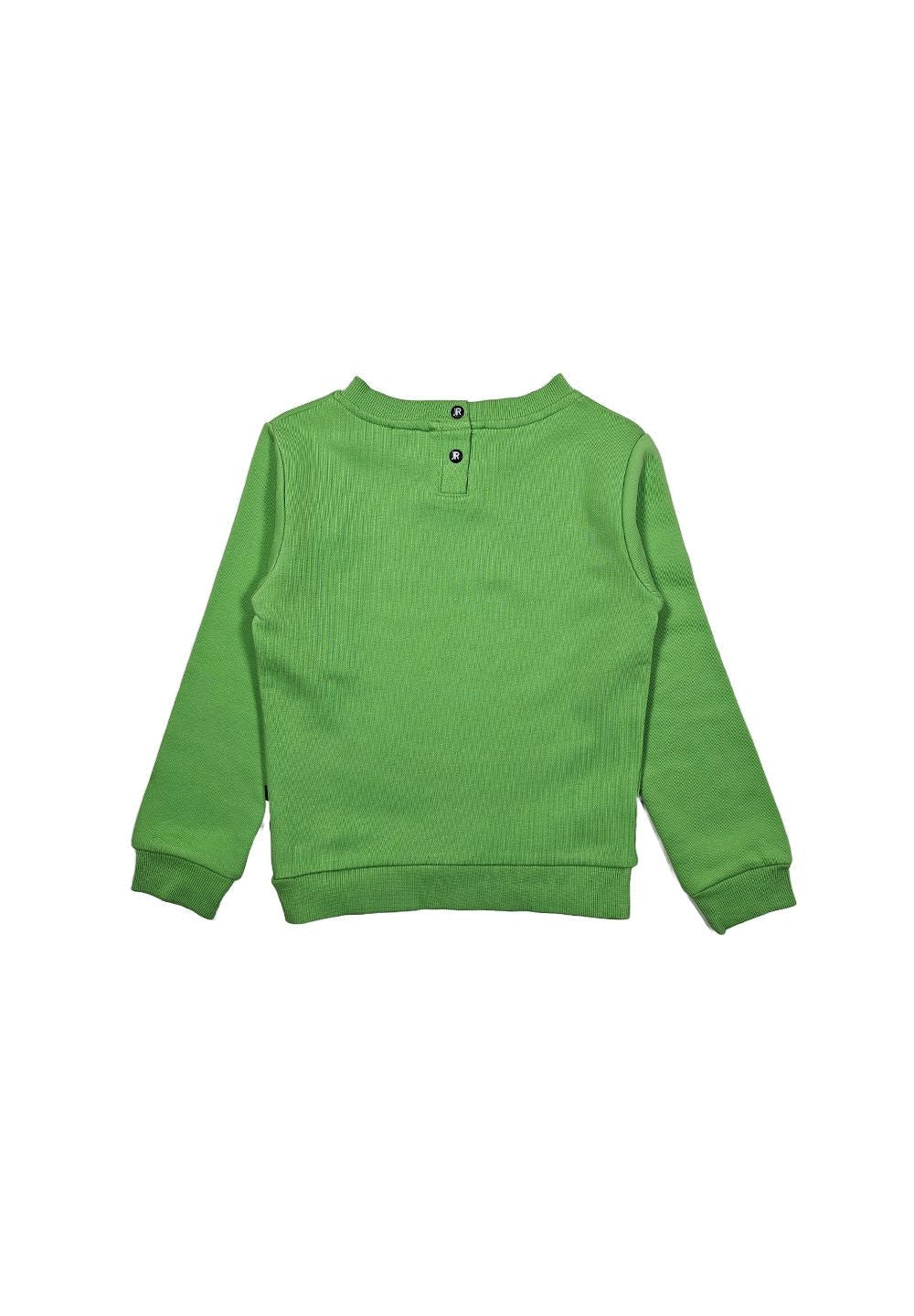 Felpa girocollo verde per bambino - Primamoda kids