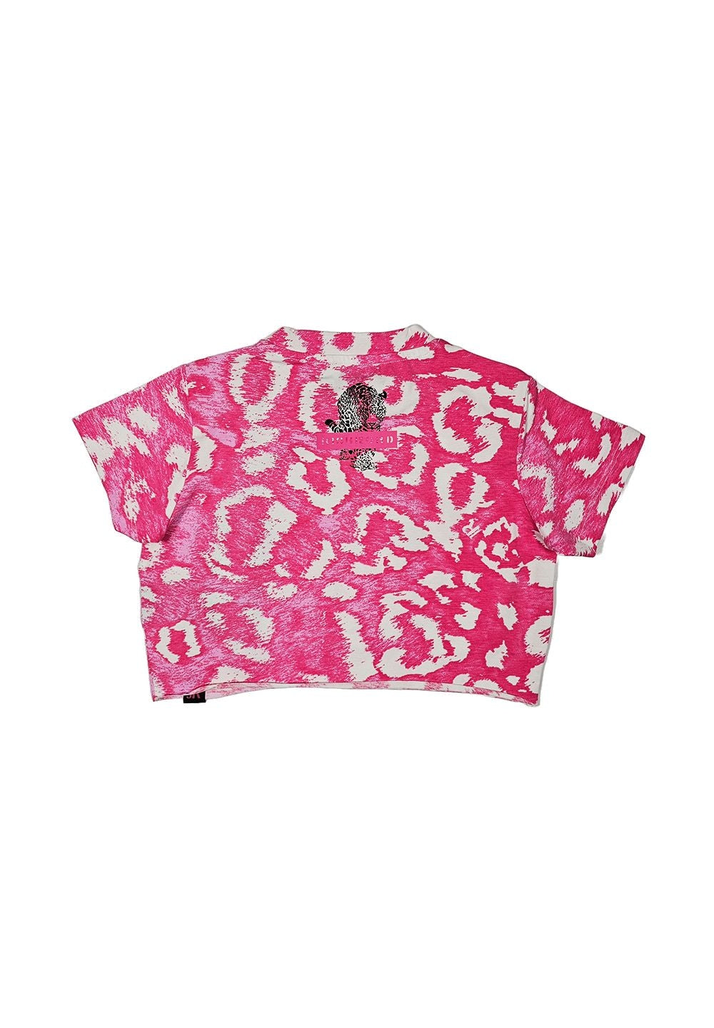 T-shirt cropped fuxia per bambina - Primamoda kids