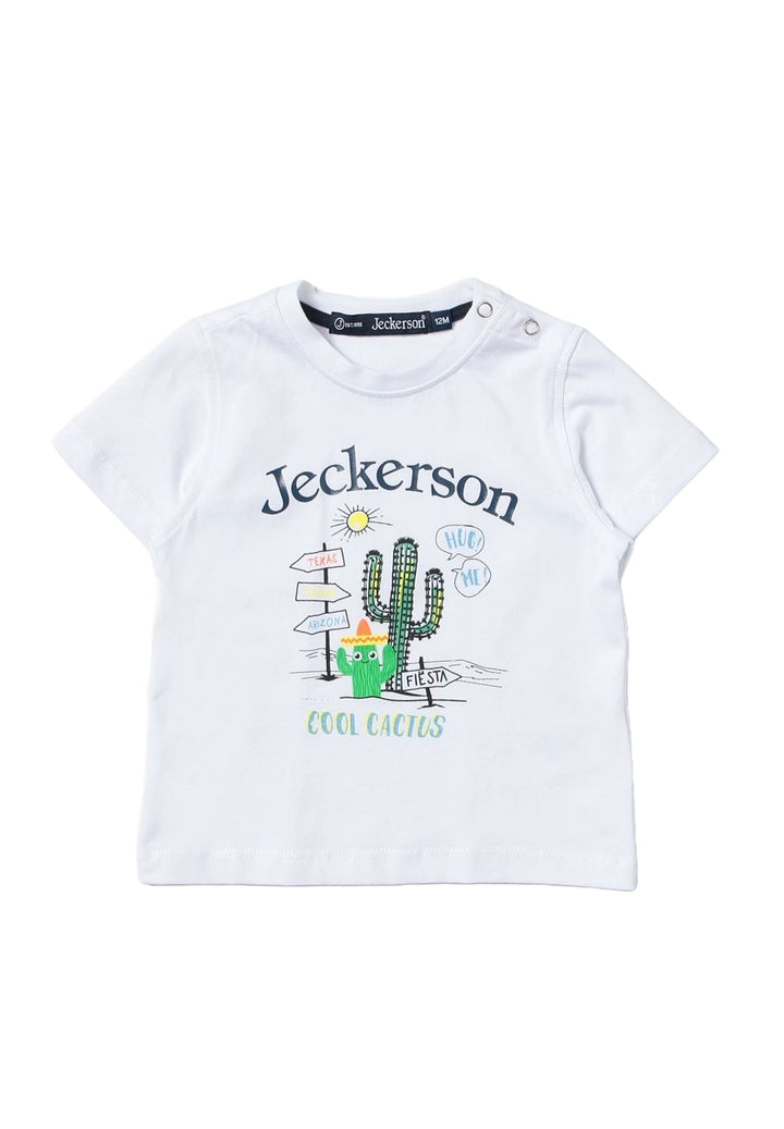 T-shirt bianco per neonato - Primamoda kids