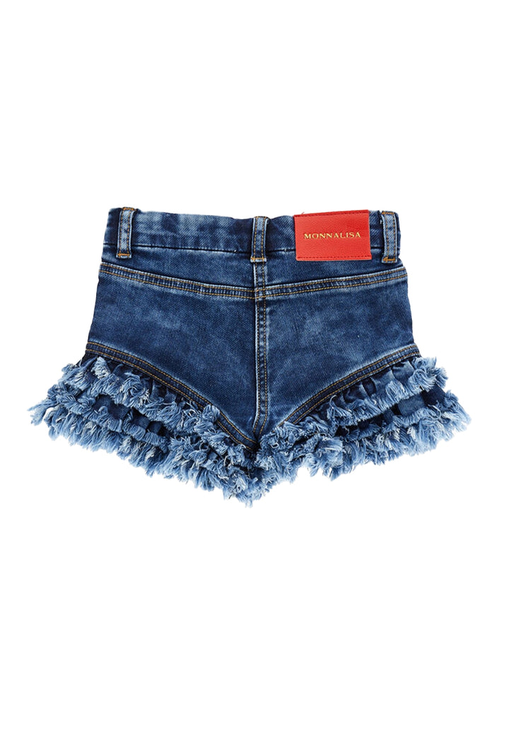 Short blu denim per bambina - Primamoda kids