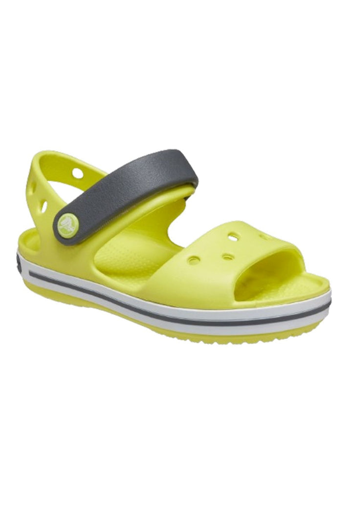 Sandalo giallo-grigio per neonato