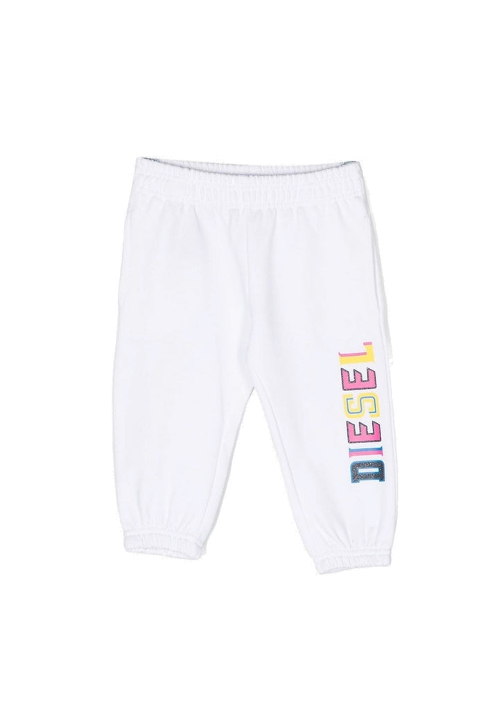 Pantalone felpa bianco per bambina - Primamoda kids
