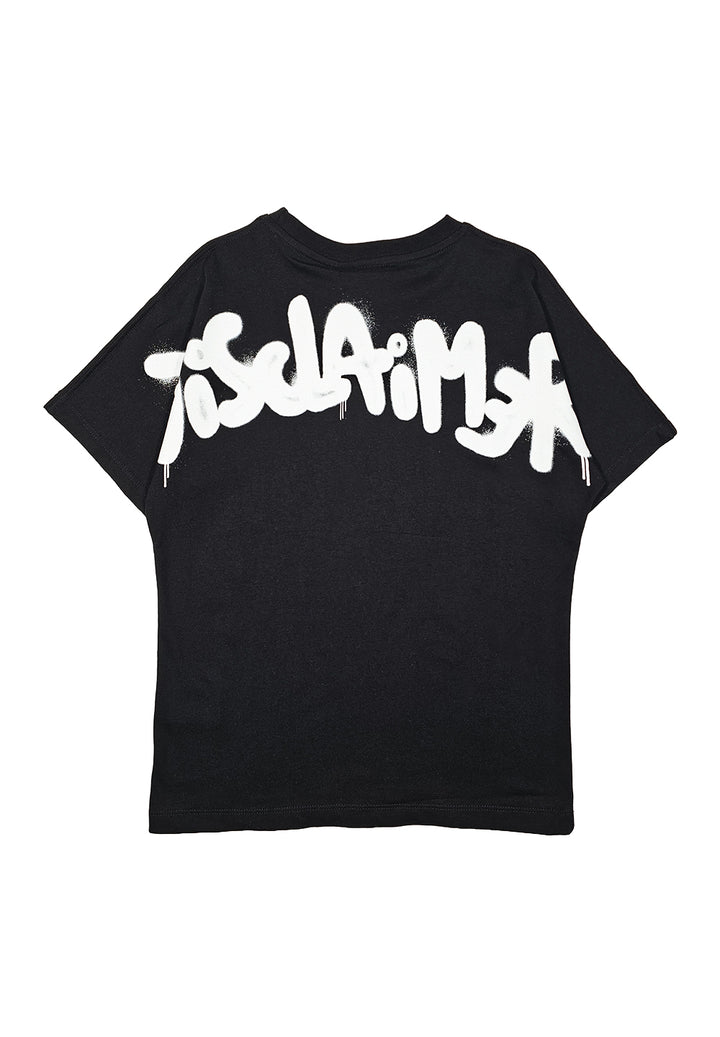 T-shirt nera per bambina - Primamoda kids