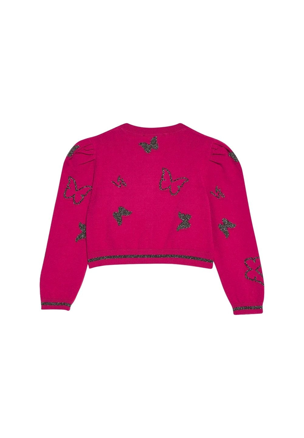 Cardigan fuxia per bambina - Primamoda kids