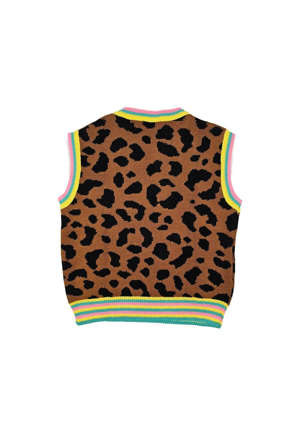 Gilet in maglia maculato per bambina - Primamoda kids