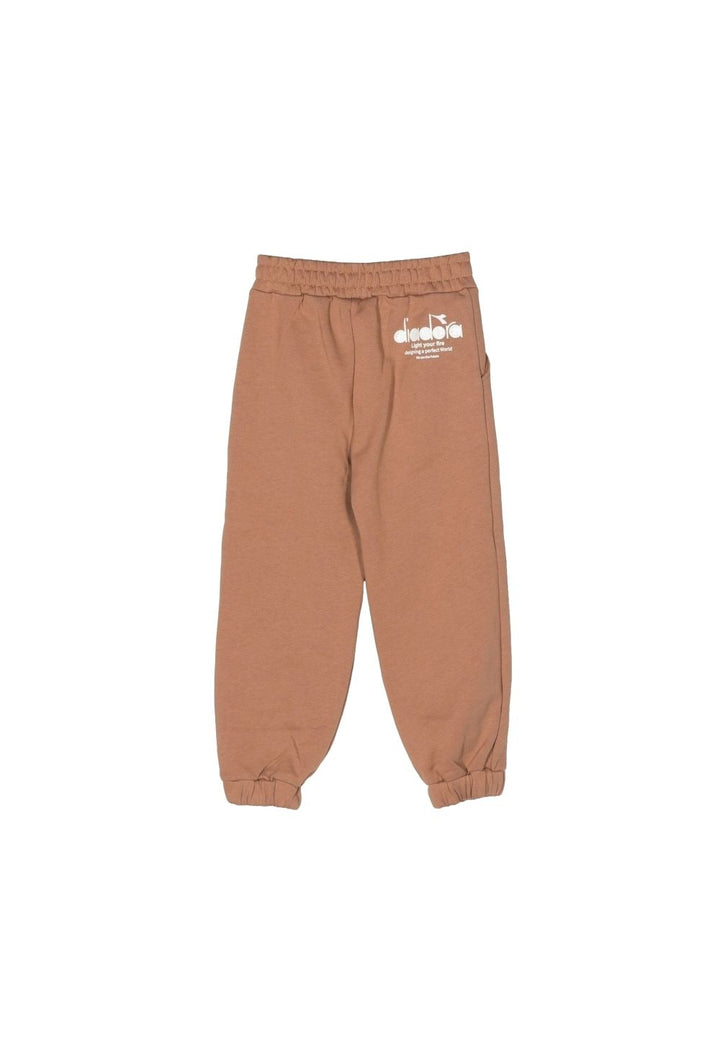 Pantalone felpa marrone per bambina - Primamoda kids