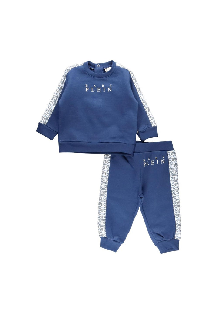 Completo felpa blu per neonato - Primamoda kids