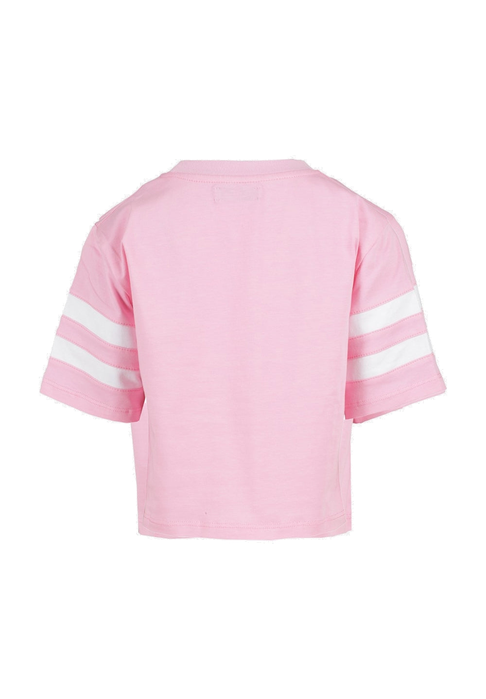 T-shirt cropped rosa per bambina - Primamoda kids