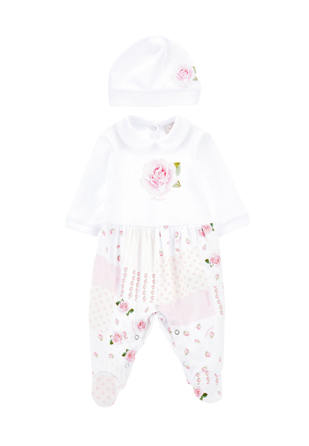 Completo bianco per neonata - Primamoda kids